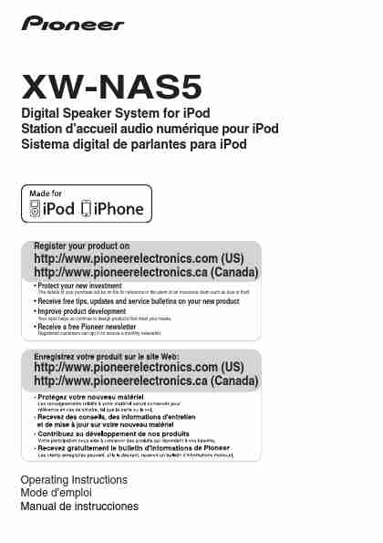 Pioneer MP3 Docking Station XW-NAS5-page_pdf